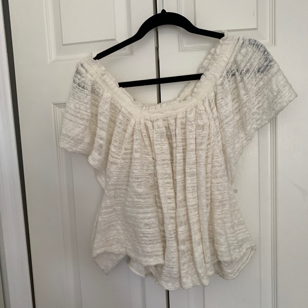 off the shoulder free people top